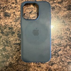Apple Black Silicone IPhone 15 Pro Case